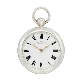 English silver open faced pocket chronometer Circa 1810