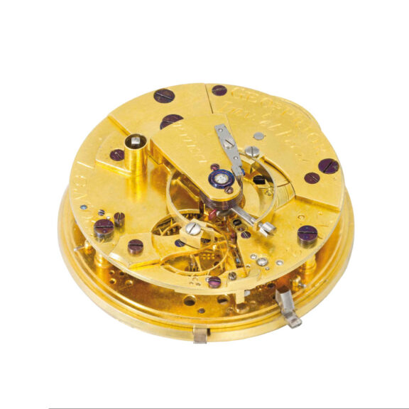 English silver open faced pocket chronometer Circa 1810 English silver open faced pocket chronometer Circa 1810