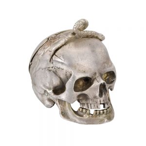 French copy of a Renaissance skull-form watch Circa 1830