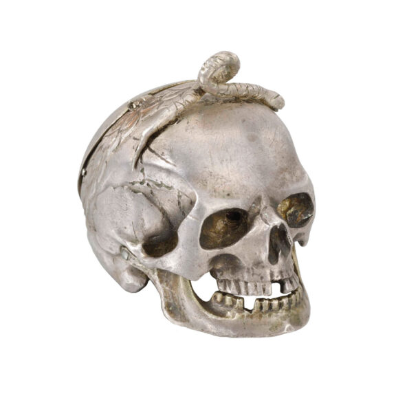 French copy of a Renaissance skull-form watch Circa 1830