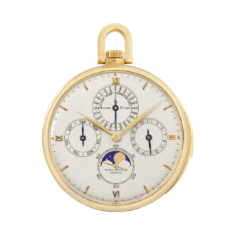 Repeating perpetual calendar with moon phases Circa 1949