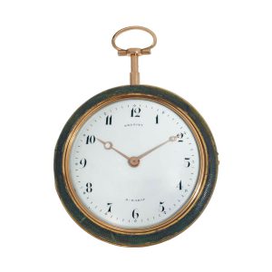 Rose gold quarter repeater with virgule escapement Circa 1792