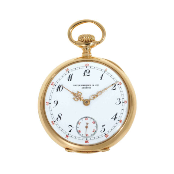 Swiss 18 carat gold open faced keyless lever watch Circa 1905 Swiss 18 carat gold open faced keyless lever watch Circa 1905