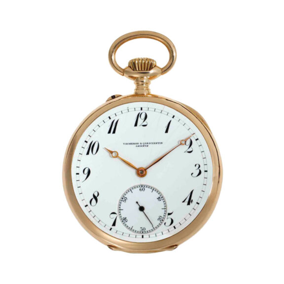 Swiss 18 carat rose gold open faced lever watch Circa 1904