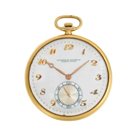 Swiss 18 carat gold open faced lever dress watch Circa 1931 Swiss 18 carat gold open faced lever dress watch Circa 1931