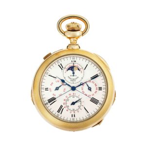 Very rare, impressive Swiss gold complicated watch Circa 1990
