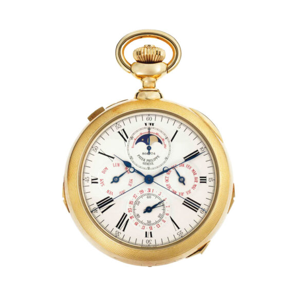 Very rare, impressive Swiss gold complicated watch Circa 1990