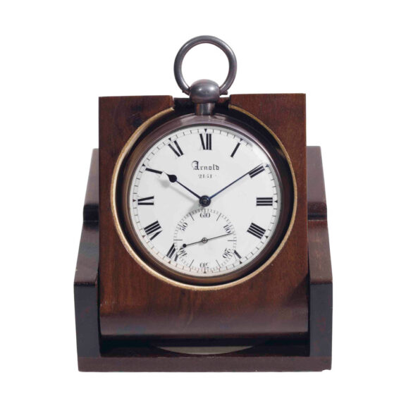 English silver open faced pocket chronometer Circa 1816