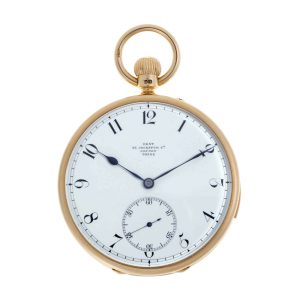 English 18 carat gold quarter repeating lever watch Circa 1889
