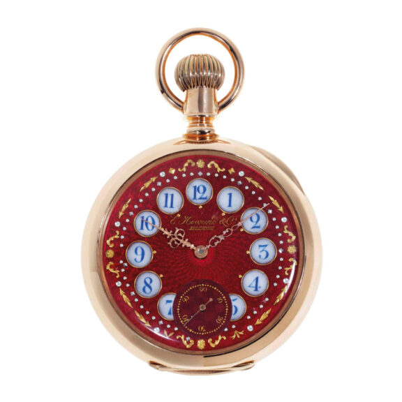 Very rare American 14K rose gold keyless lever Circa 1880