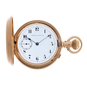Rare American gold lever double dial chronograph Circa 1880
