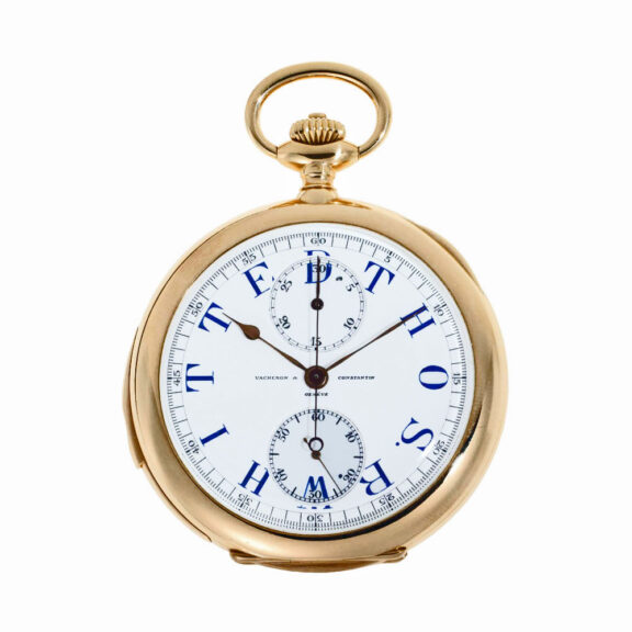Swiss minute repeating chronograph lever watch Circa 1914