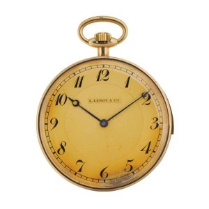 French gold minute repeating lever dress watch Circa 1900