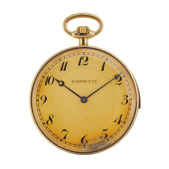 French gold minute repeating lever dress watch Circa 1900