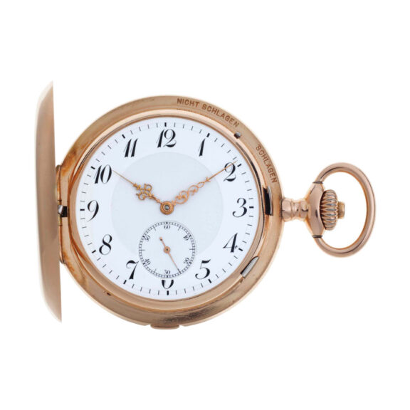 Swiss min repeating Grande/Petite Sonnerie lever Circa 1900