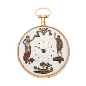 Swiss rose gold open faced Jacquemart watch Circa 1860