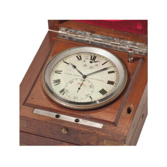 Swiss two day deck watch with power reserve Circa 1945