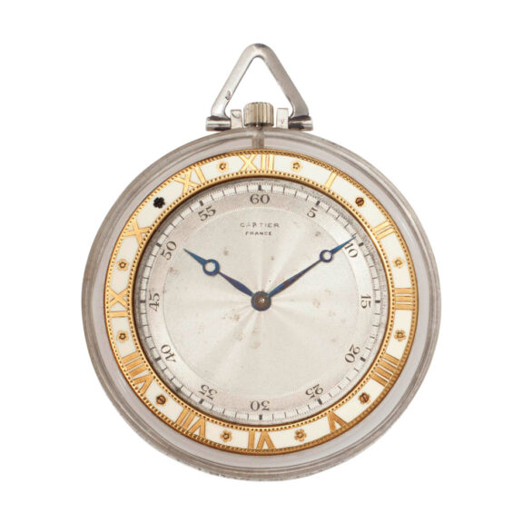 French open faced Art Deco lever dress watch Circa 1925