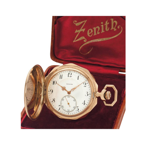 Swiss 14k gold hunting cased lever pocket watch Circa 1915