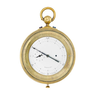 French inking chronograph with ten minute register Circa 1850