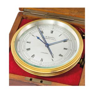 Interesting English brass chronograph deck watch Circa 1900