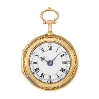 English gold, agate, diamond set quarter repeater Circa 1770