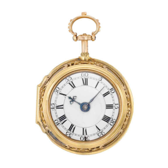 English gold, agate, diamond set quarter repeater Circa 1770 English gold, agate, diamond set quarter repeater Circa 1770