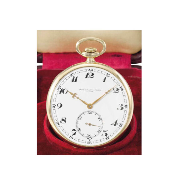 Swiss 14 carat gold open faced keyless lever watch Circa 1932