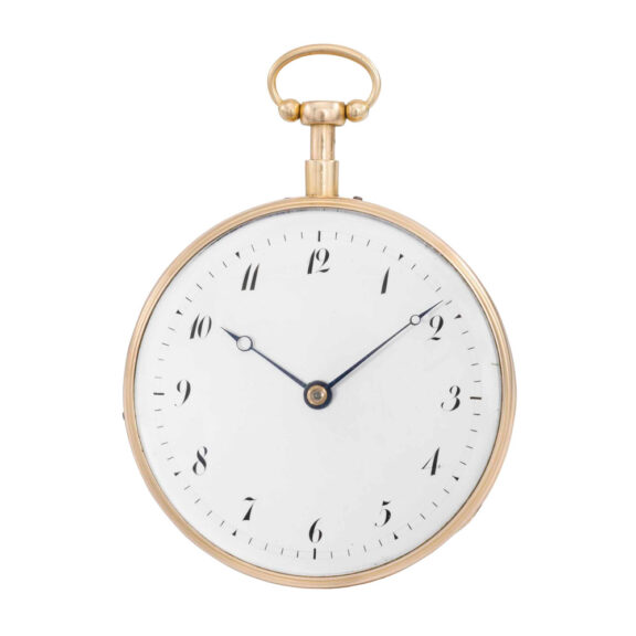 French 18 carat rose gold musical quarter repeater Circa 1820