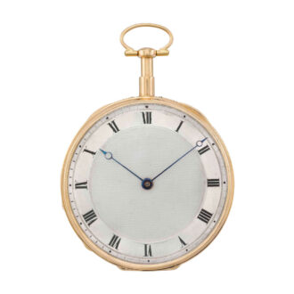 Swiss open faced quarter repeating muscial watch Circa 1820