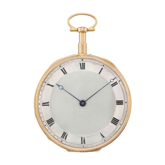 Swiss open faced quarter repeating muscial watch Circa 1820