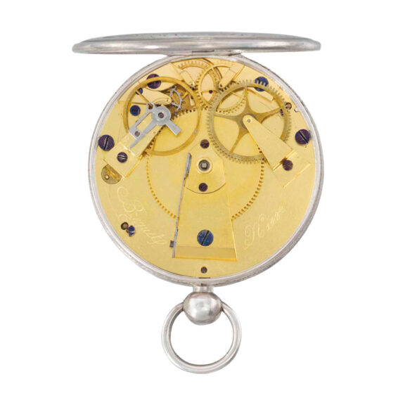French silver open faced souscription watch Circa 1810