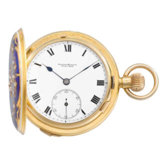 Attractive Swiss repeating grande sonnerie lever Circa 1890