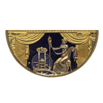 Swiss gold verge with Jacquemarts and automaton Circa 1820