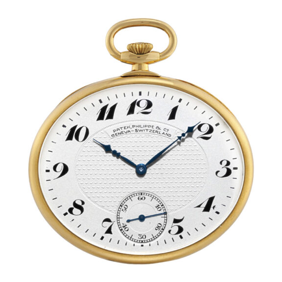 Swiss 18 carat gold oval open faced lever watch Circa 1913