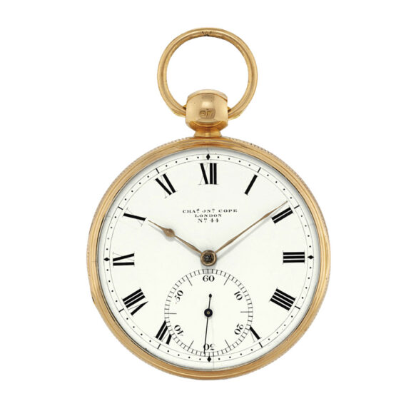 Fine English gold open faced pocket chronometer Circa 1816