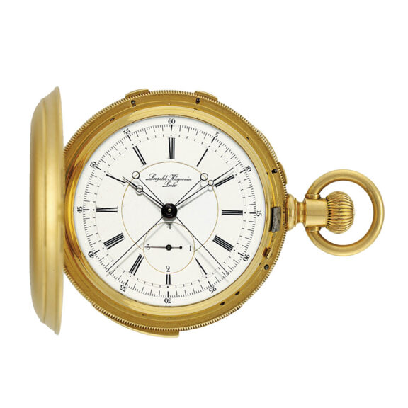 Swiss gold min repeating split second chronograph Circa 1888