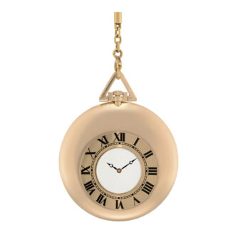 Elegant French rose gold mystery lever dress watch Circa 1980