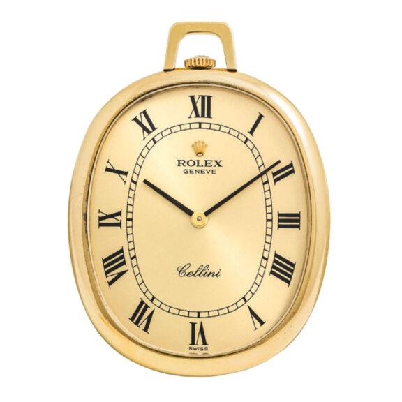 Swiss 18k gold cushion shaped lever dress watch Circa 1970