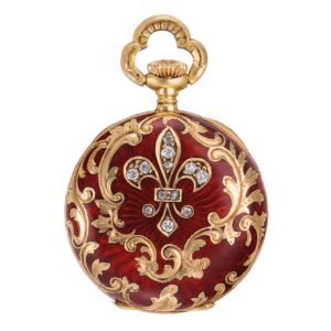 Fine and rare American pendant watch with brooch Circa 1899