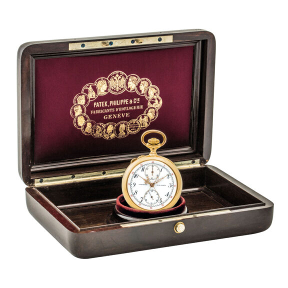 Swiss gold split seconds chronograph lever watch Circa 1904 Swiss gold split seconds chronograph lever watch Circa 1904