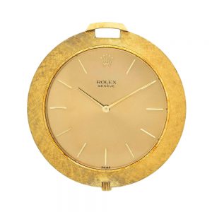 Fine and unusual Swiss 18k gold pocket watch Circa 1950