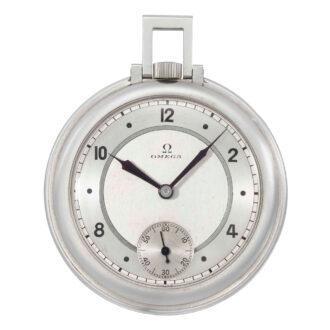 Fine, rare Swiss stainless steel lever dress watch Circa 1938