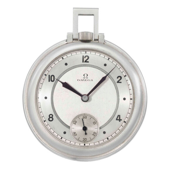 Fine, rare Swiss stainless steel lever dress watch Circa 1938 Fine, rare Swiss stainless steel lever dress watch Circa 1938