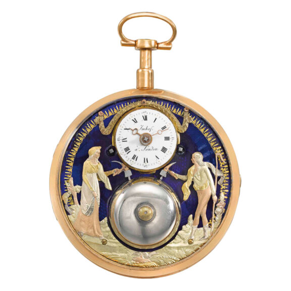 Clock watch with repeating jacquemart automaton Circa 1810