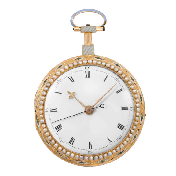 Center seconds clock watch for the Chinese market Circa 1780 Center seconds clock watch for the Chinese market Circa 1780