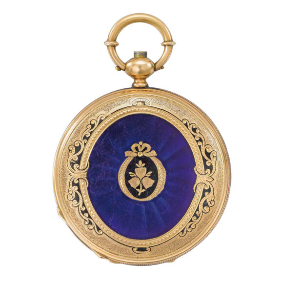 Swiss gold full hunter made for the Chinese market Circa 1860 Swiss gold full hunter made for the Chinese market Circa 1860