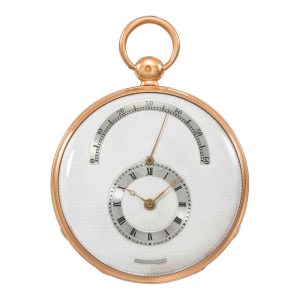 Very fine elegant French 18 Carat gold cylinder watch Circa 1835