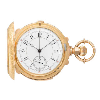Vari-coloured gold chronograph for the U.S. market Circa 1890