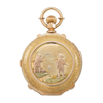Vari coloured gold chronograph for the U.S. market Circa 1890
